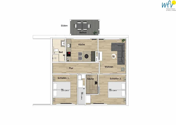 公寓 Alte Feuerwache 7 万根沃格